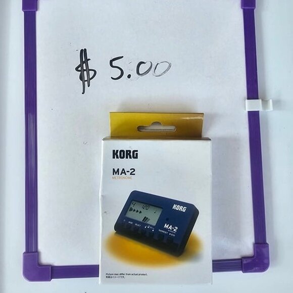 Korg MA-2 Multi-Function Digital Metronome Black Beat Couting Display (MA2-BLBK) - Picture 5 of 5